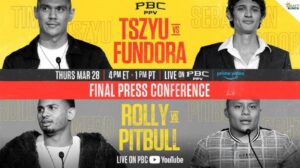 Tim Tszyu vs Sebastian Fundora and Rolly vs Pitbull