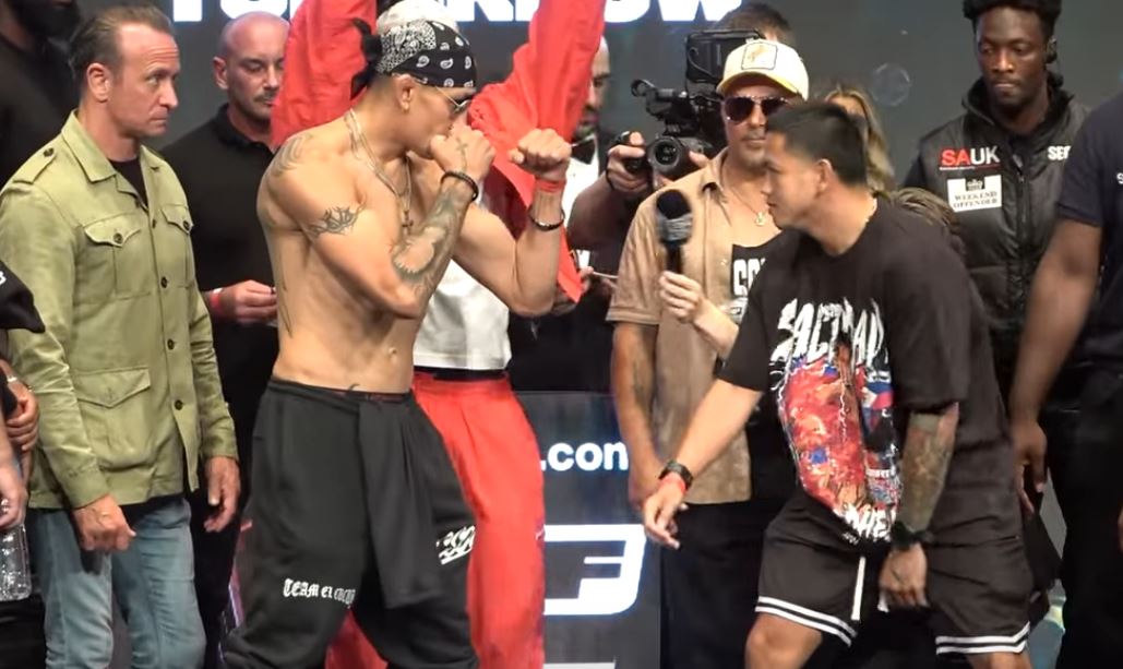 Misfits Boxing 22 Tony Ferguson vs Salt Papi weigh in