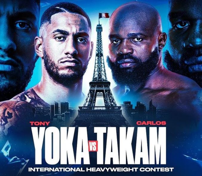 Tony Yoka vs. Carlos Takam fight poster