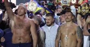 Tyson Fury versus Oleksandr Usyk Heavyweight Boxing
