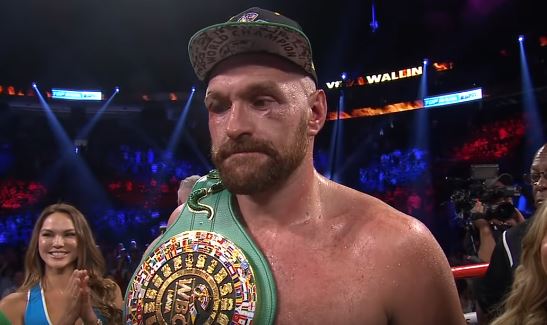 Tyson Fury face post Otto Wallin