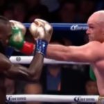 Fury punching Wilder