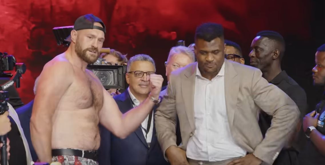 Tyson Fury vs. Francis Ngannou boxing