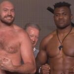 Boxing match Tyson Fury vs Francis Ngannou