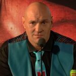 Tyson Fury at the launch presser for his bout with Arslanbek Makhmudov