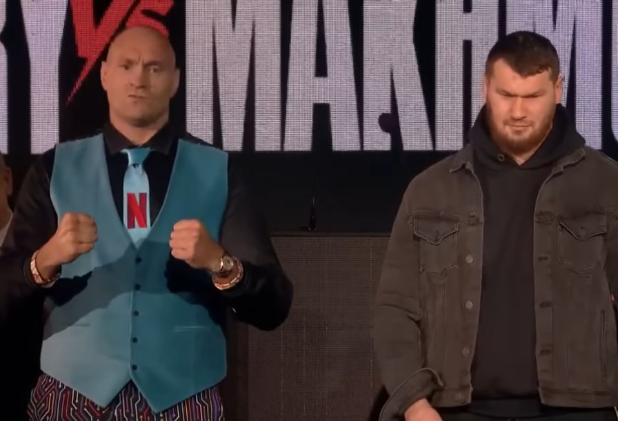 Tyson Fury vs Arslanbek Makhmudov press conference photo