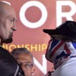 Tyson Fury and Dereck Chisora face off