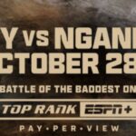 Tyson Fury vs Francis Ngannou boxing