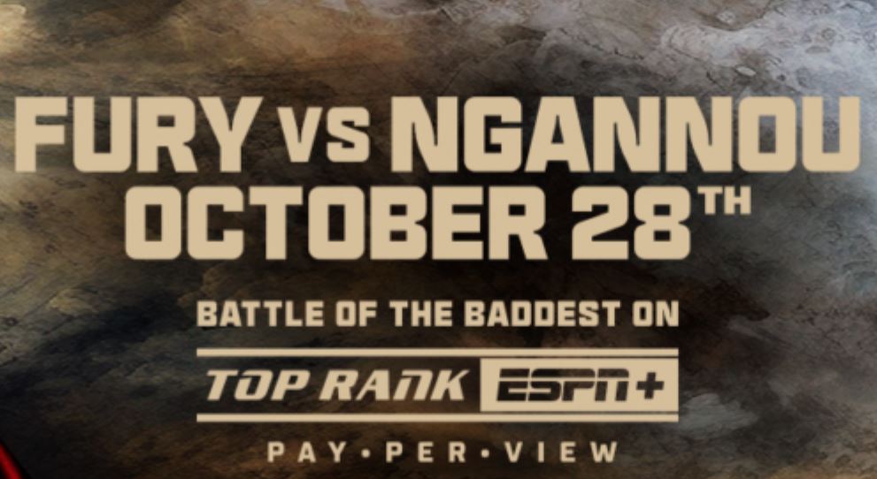 Tyson Fury vs Francis Ngannou boxing