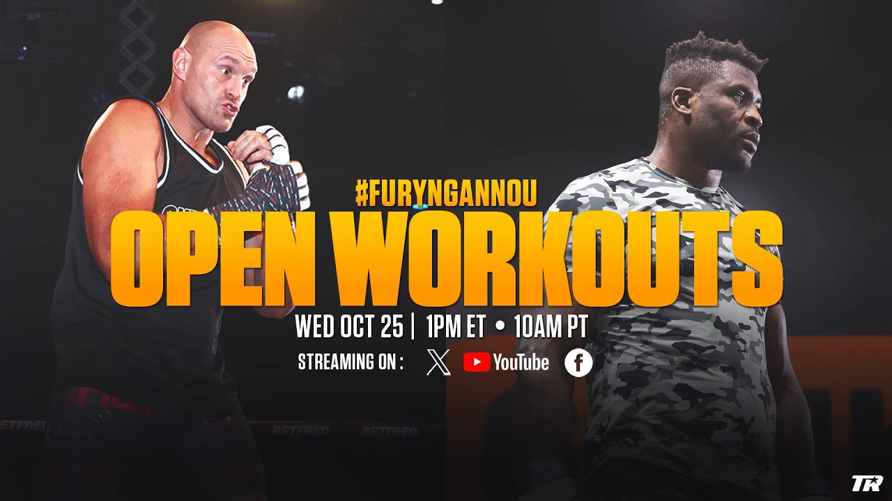 Tyson Fury - Francis Ngannou open workout