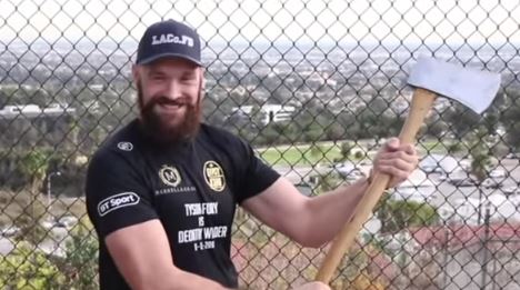 Tyson Fury beard and axe