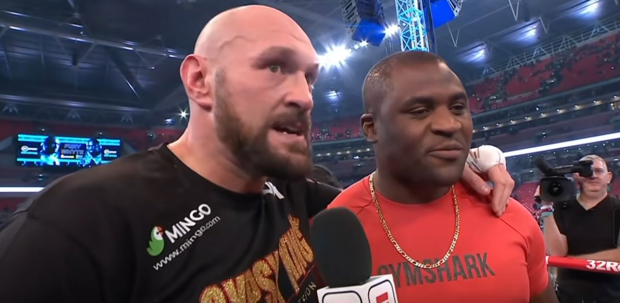 Tyson Fury vs Francis Ngannou boxing