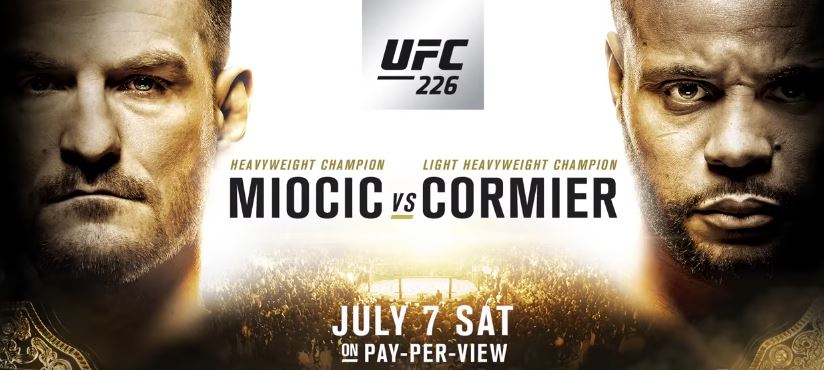 UFC 226 fight poster
