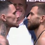 George Kambosos and Vasyl Lomachenko fight face off