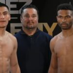 Vergil Ortiz and Thomas Dulorme fight weigh in