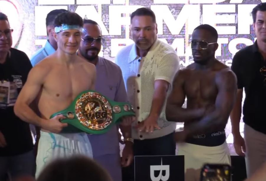 Zepeda vs Farmer rematch fight weight 