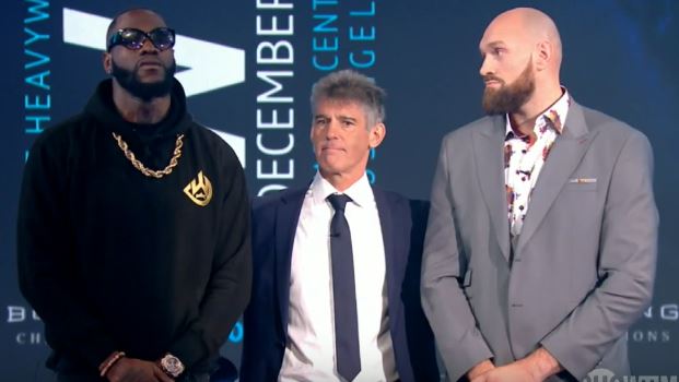 Tyson Fury Deontay Wilder in London