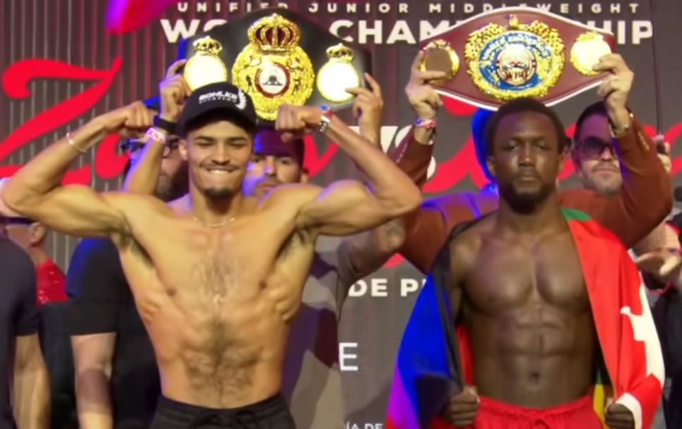 Xander Zayas vs Abass Baraou weigh in physique 