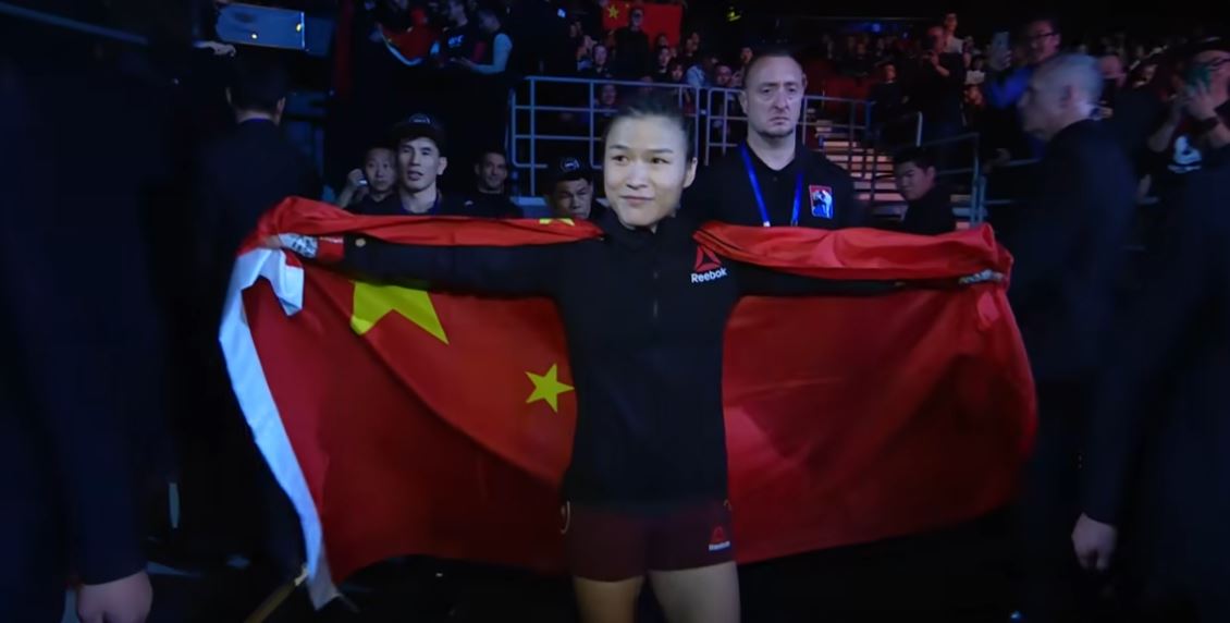 Women's UFC champion Zhang Weili