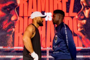 Albert Ramirez vs Lerrone Richards weigh in