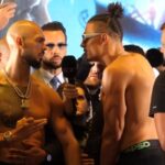 Misfits boxing Tate vs DeMoor weigh in