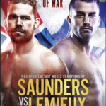 billy joe saunders v david lemieux poster