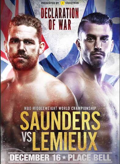 billy joe saunders v david lemieux poster