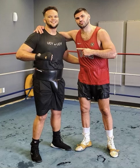 Heavyweight boxers Zach Spiller & Filip Hrgovic