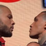 Chris Eubank Jr vs Conor Benn face off