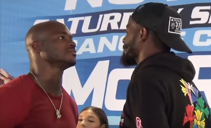 le'veon bell vs adrian peterson fight face off