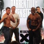 Darren Till vs Darren Stewart Misfits X series 21 weigh in