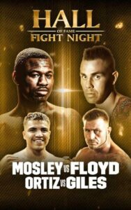 Shane Mosley Victor Ortiz Hall of Fame Fight Night poster