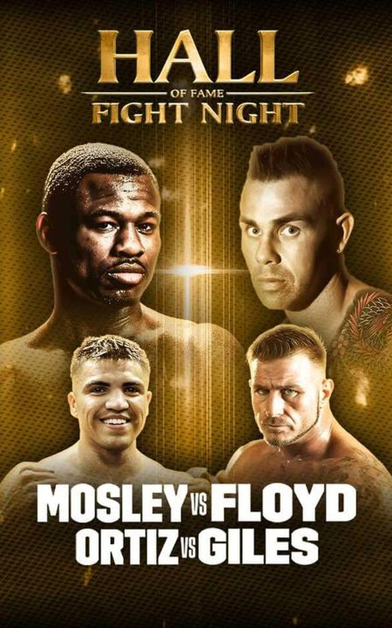 Shane Mosley Victor Ortiz Hall of Fame Fight Night poster