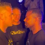 Sugar Shane Mosley vs Matt Floyd staredown