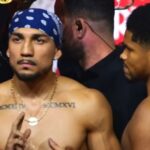 Teofimo Lopez and Shakur Stevenson fight weigh in