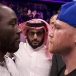 Terence Crawford and Canelo Alvarez meet face to face