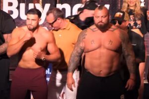Misfits Boxing Tommy Fury vs Eddie Hall weigh in