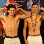 Xander Zayas and Jorge Garcia fight weigh in July 25